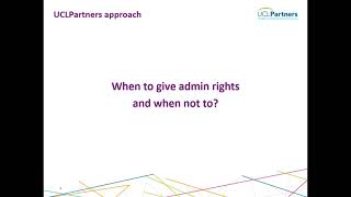 Life QI - Dissemination of Admin Rights Webinar.