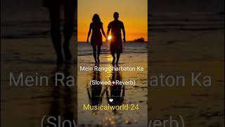 Mein Rang Sharbaton Ka (Slowed +Reverb) | Atif Aslam | Bollywood Lofi | Lofi Song. best song forever