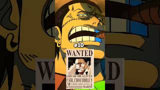 Top 10 Highest Bounties in One Piece #onepiece #shorts #anime #edit #luffy  #bounty #top10 #edits