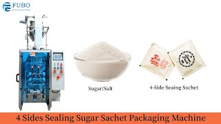 4 sides sealing sugar sachet packaging machine | Sugar Packing Machinery