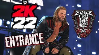 WWE 2K22 Edge Full Entrance - Elimination Chamber Arena