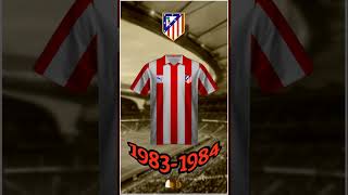 Эволюция рубашки ATLÉTICO DE MADRID (1903–2023)