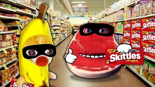 E E Ei I'm on Vacation wants some Skittles vs. Oi Oi Oi Red larva | Skittles Meme