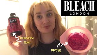 Dying My Hair Pink AGAIN With Bleach London The Big Pink