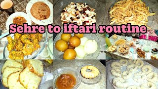 Ramadan ka tesra Roza_Third Roza_sehre to Iftari routine 🌛 Potato Ring Rolls 🥐