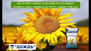 Где купить семена компании Юг Агролидер: Златибор, Кнез, Адмирал, НС Таурус, Рими, СУМО 2017.