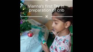 Children's Christmas crib in one hour