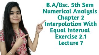 B.A/Bsc.|5th sem|Numerical Analysis|Chapter 2 |Exercise 2.1