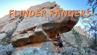 FLINDERS RANGES -- Hiking Rawnsley Bluff & Wilpena Pound lookout