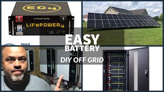 Easiest Off Grid Solar System Battery Bank