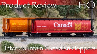 Product Review HO InterMountain Canadian Grain Cars - Old Model Gets an Update!