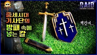 검을 넣을 수 있는 레전드 방패?!★중세시대 인싸템ㅋㅋㅋ#레이드#닥터파이어