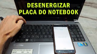 como DESENERGIZAR PLACA DO NOTEBOOK - tentando recuperar Note Infoway W7435