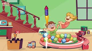 13 Floors of Mess! | The Rocket book | Kid's stories