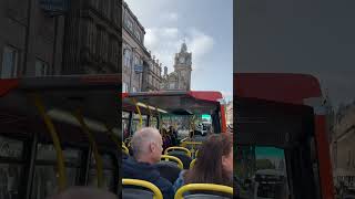 Edinburgh tour Bus ride, Scotland 🏴󠁧󠁢󠁳󠁣󠁴󠁿 #uk #edinburgh #scotland