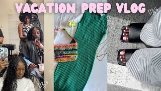 MAINTENANCE VLOG: Vacation Prep, Clothing Haul, Pedicure, Knotless Braids & More