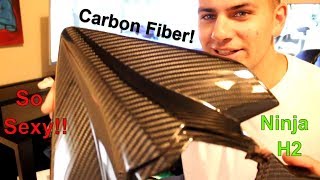 Carbon Fiber On My Kawasaki Ninja H2! Tekarbon Review!