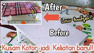 MAKEOVER LOW BUDGET MEJA BELAJAR LIPAT JADI BARU