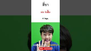 Think in Thai and speak out. คิดเป็นไทยและพูดออกมา | Daily Thai by Kru Satang EP57