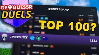 reaching top 100? | geoguessr duels