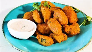 Make Crispy Bhajia this Way, You"ll love it | Split Peas Bhajia Recipe | Bajia