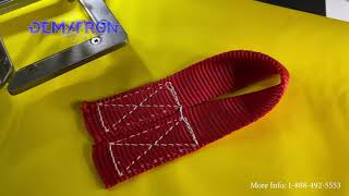 How to make a Box Pattern loop strap for Tarps|  DM-1510