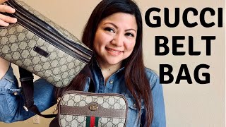 Gucci Belt Bag | Old & New GG Supreme | Gucci Ophidia Belt Bag #gucci #guccibeltbag