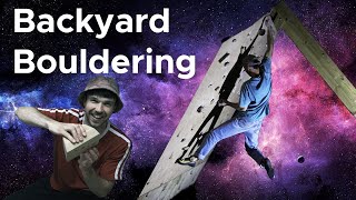 Backyard Bouldering || New Holds for the Home Training Board