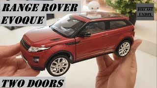 Unboxing Range Rover Evoque 2 Doors Welly 1/24 Diecast