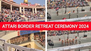 ATTARI BORDER RETREAT CEREMONY 75TH REPUBLIC DAY INDIA | BORDER SECURITY FORCE | BSF | SASATRAVELLER