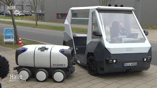 Uni Braunschweig testet Paket-Zustell-Roboter