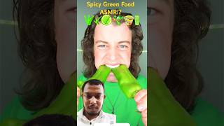 Spicy Green Food ASMR!? 😋