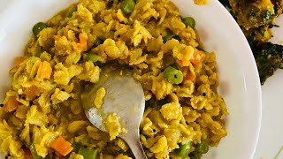 Weight loss lunch recipe/Oats Upma/Egg Omelette/Potato Spinach stir fry #weightlosstips #weightloss