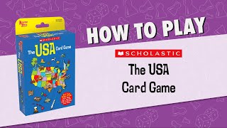 How To Play: The USA Card Game, Fill Your Brain with Facts about the USA from University Games