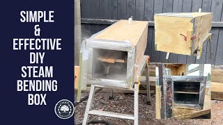 DIY wood steam bending box