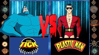 the Tick (Ben Edlund) vs Plastic Man (DC Comics) - Ultimate Mugen Fight 2018