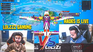 LoLzZz Gaming Vs HADES IS LIVE🚀 | Quick 1v3 Fight￼ 🥵 | New Video Dark2.0Gaming