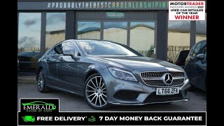 2016 66 MERCEDES-BENZ CLS CLASS 2.1 CLS220 D AMG LINE PREMIUM 4D 174 BHP/LT66 ZFA