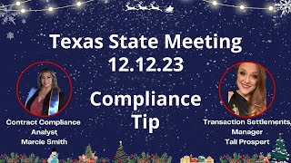 Compliance Tip 12.12.23