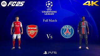 FC 25 -Arsenal Vs PSG Ft Havertz,Dembele & Sterling | UEFA Champions League  24/25 | PS5™[4K60].