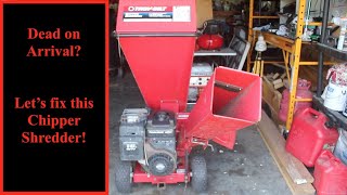 Troy Bilt Chipper Shredder 10 Hp Briggs and Stratton not running