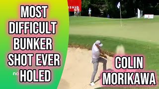 Colin Morikawa's Jaw-Dropping Bunker Save