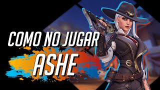 COMO no JUGAR ASHE OVERWATCH 2 #overwatch2 #ashe #guia