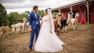 Alpaca Farm Micro Wedding | Samantha & Ben