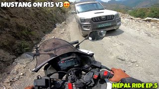 Deadliest Road of Mustang Nepal😳 V3 Le gaya ep.5