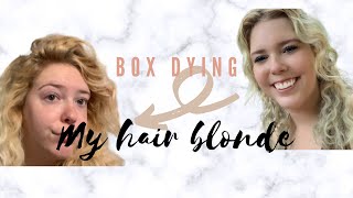 Boxing dying my hair blonde!! Did it work?