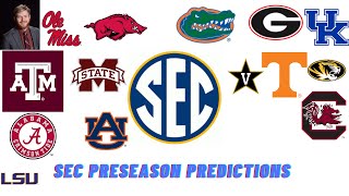 SEC preseason predictions 2022