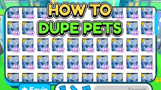 😈*TUTORIAL*🤑HOW TO DUPE PETS IN Pet Simulator X