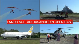 MELIHAT OPEN BASE LANUD SULTAN HASANUDDIN DALAM RANGKA PERINGATAN HARI BAKTI TNI-AU YANG KE 77