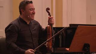 Masterclass mit Maxim Vengerov | Johannes Brahms, Klarinettenquintett h-Moll op. 115, 3. und 4. Satz